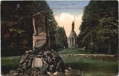 Detmold - Hermanns und Bismarck Denkmal