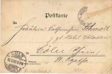 Gruss aus der Porta Westfalica - Litho