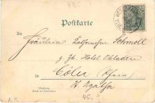 Gruss aus der Porta Westfalica - Litho