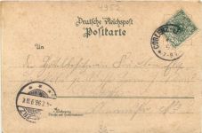 Gruss aus der Porta Westfalica - Litho