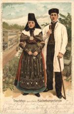 Trachten aus dem Bückeburgerlande - Litho