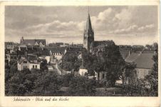 Schkeuditz - Blick auf die Kirche