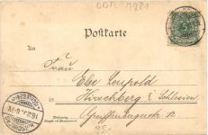 Gruss aus Sprottau in Schlesien - Litho