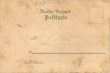 Gruss aus Düben an der Mulde - Litho