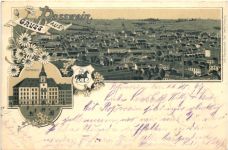 Gruss aus Rosswein - Litho