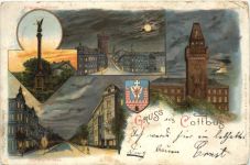 Gruss aus Cottbus - Litho