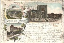 Gruss aus Meissen - Litho