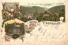 Gruss aus Tharandt - Litho