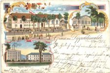 Gruss aus Dippoldiswalde - Litho