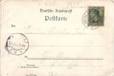 Gruss aus Obercarsdorf - Litho - Dippoldiswalde