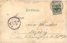 Gruss aus Sachsen - Litho