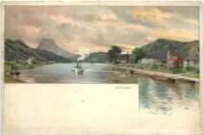 Schandau a. Elbe - Litho