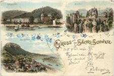 Schandau a. Elbe - Litho