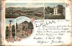 Gruss aus Lindlar - Litho