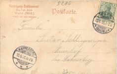 Wald Rheinland - Gruss aus dem Ittertaler Volksgarten