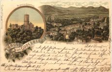 Gruss aus Godesberg - Litho