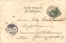 Gruss aus Königswinter am Rhein - Litho