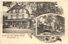 Königswinter am Rhein - Gruss aus dem kühlen Grunde