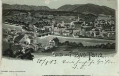 Gruss aus Bad Tölz - Litho