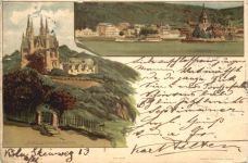 Remagen - Appolinariskirche - Litho