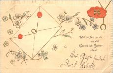 Gedenk ich Deiner - Prägekarte