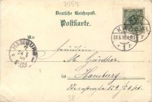 Gruss aus Jaegersbronnen bei Reinbek - Litho