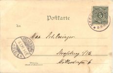 Gruss aus Mergentheim - Litho