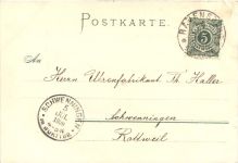 Ravensburg - Bachstrasse - Litho