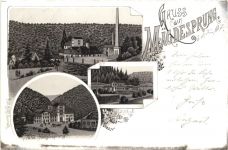 Gruss aus Mägdesprung - Litho - HArzgerode