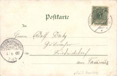 Gruss aus Forsthaus Winterstein - Litho
