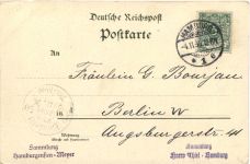 Gruss aus Bergedorf - Litho