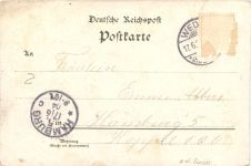 Schulau - Etablissement zum PArnass - Litho