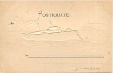 Helgoland - SM Yacht Hohenzhollern - Litho