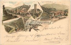 Gruss aus Eppstein - Litho