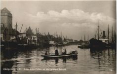 Königsberg - Alter Innenhafen an der grünen Brücke