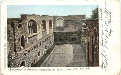 Banketsaal in der alten Kaiserburg zu Eger