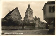 Großsachsenheim - Kirche und Pfarrhaus