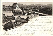 Gruss aus Gmünd - Litho - Vorläufer 1893