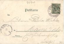 Gruss aus Gmünd - Litho - Vorläufer 1893