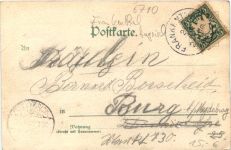 Gruss von der Gutenberg Feier 1900