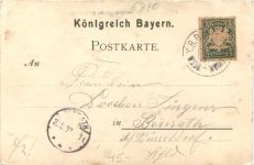 Gruss aus Landau Pfalz - Litho