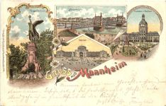 Gruss aus Mannheim - Litho