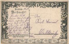 WW1 Fröhliche Weihnachten Weihnachtsmann