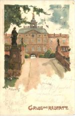 Gruss aus Rastatt - Litho