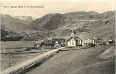 Realp mit Furkastrasse