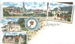 Gruss aus Hungen - Litho