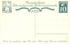 Bundesfeier Postkarte 1928