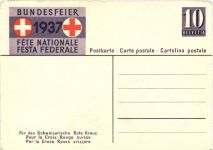 Bundesfeier Postkarte 1937