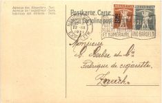 Ganzsache Schweiz 1921
