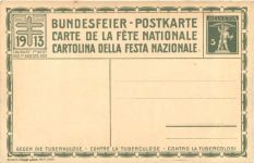 Bundesfeier Postkarte 1913